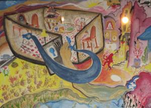 &copy; The Diamond Headed snake escapes